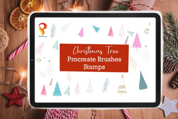 Bring Holiday Magic to Your iPad with Christmas Tree Procreate Brush Stamps
