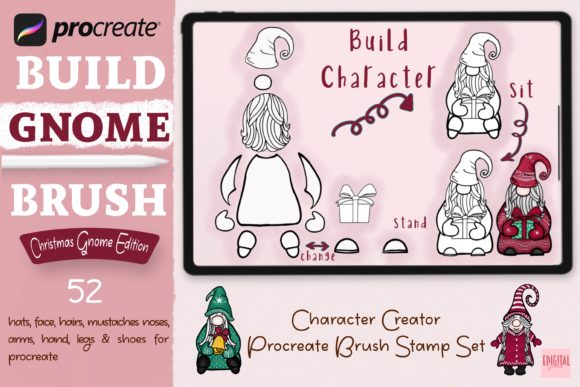 Build Your Own Gnome Stamps in Procreate