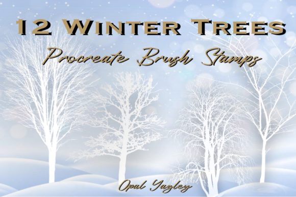 Capturing the Quiet Beauty of Winter with Procreate Tree Stamps