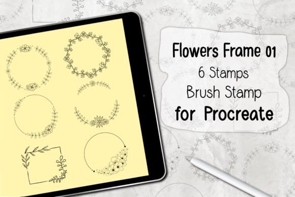 Elevate Designs with Floral Stamp Brushes