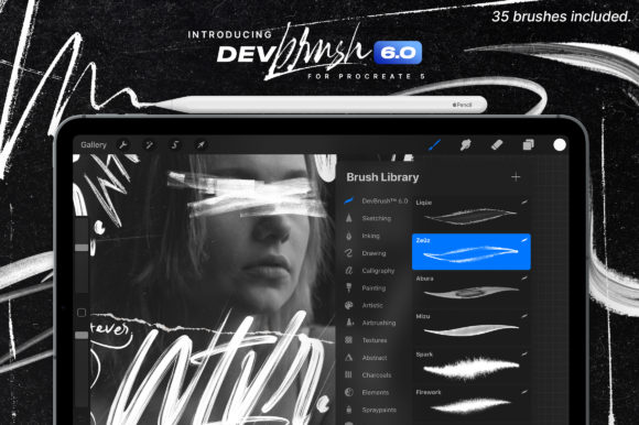 Elevating Digital Lettering Workflows with DevBrush 6.0 for Procreate 5