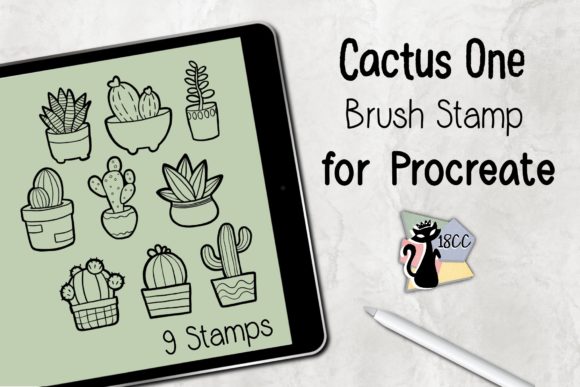 Evaluating the Cactus One Stamp Brush Procreate Set for Digital Illustration