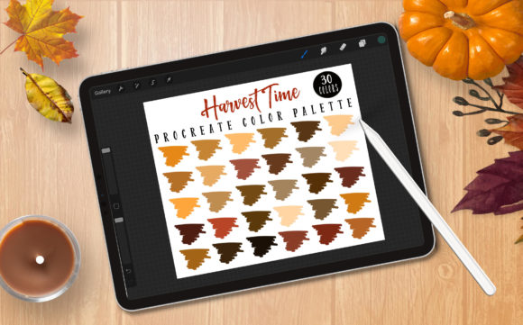 Harvest Time Colors: Your Autumn Procreate Palette