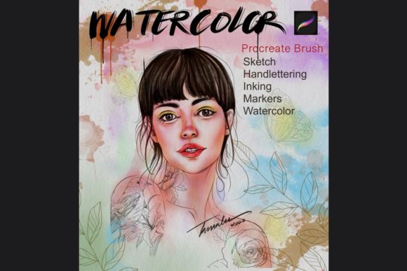 Master Digital Painting with Procreate Watercolor Brush