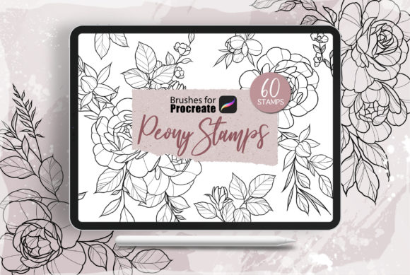 Mastering Digital Tattoo Design with the Procreate Peony Stencil Collection