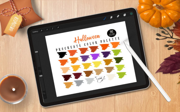 Unlock Spooky Creativity with the Procreate Palette - Halloween Colors
