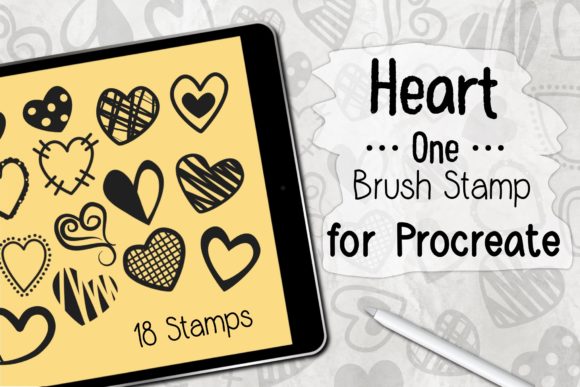 Unlocking Creative Efficiency with the Heart One Stamp Brush Procreate Set