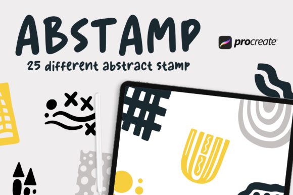 Unlocking Creative Potential: A Deep Dive into the Abstamp 25 Abstract Stamp Brush Collection for Procreate