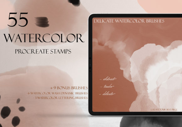 Unlocking Digital Artistry: A Comprehensive Guide to the Delicate Watercolor Procreate Brush Set