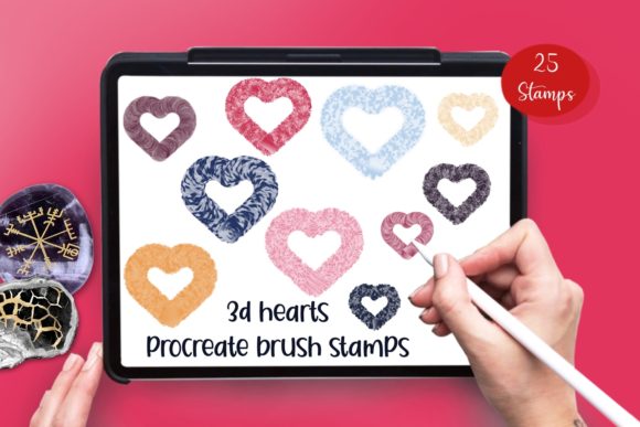 Unlocking Digital Romance: A Complete Guide to Using 3D Heart Stamps in Procreate
