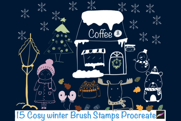 Unlocking Festive Creativity with 15 Cosy Christmas Brush Stamps for Procreate